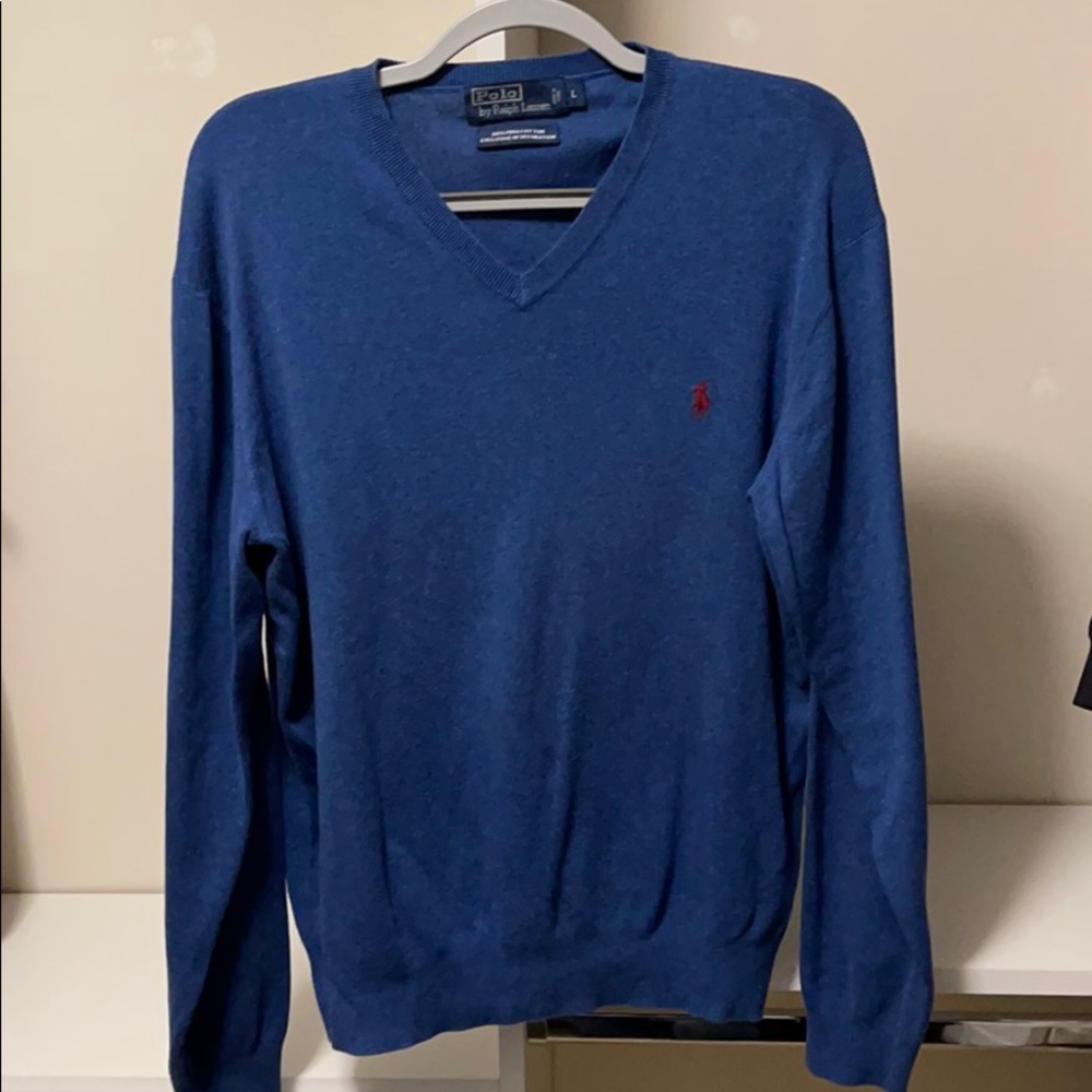 LIGHTLY WORN! Polo by Ralph Lauren V-neck sweater